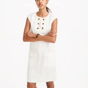 J. Crew Linen Grommet Dress